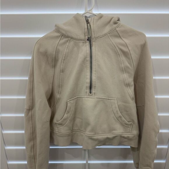 lululemon athletica Sweaters - lululemon athletica Cream Half-Zip Sweater